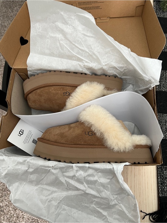 UGG Shoes - UGG Disquette Chestnut slippers